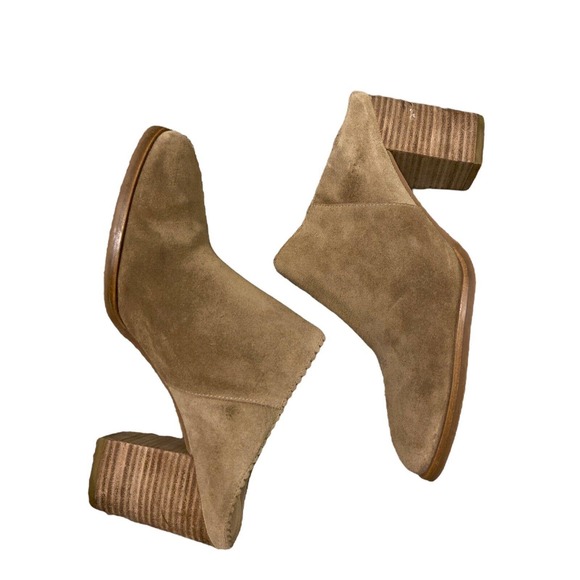 Via‎ Spiga Womens Size 9 Suede Leather Wedge Mules - Picture 1 of 5
